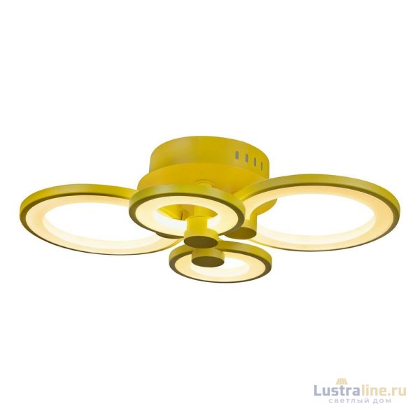 Потолочная светодиодная люстра iLedex Ring A001/4 Yellow УЦ Потолочная светодиодная люстра iLedex Ring A001/4 Yellow УЦ