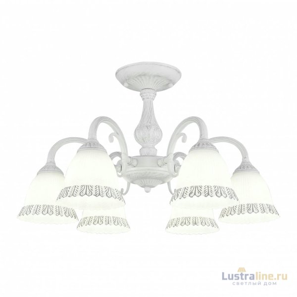 Потолочная люстра Arte Milano 347410/6 WT+SL Потолочная люстра Arte Milano 347410/6 WT+SL