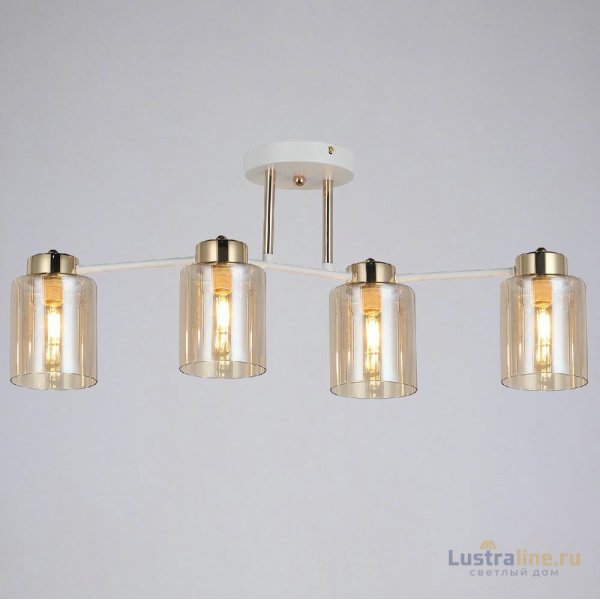 Потолочная люстра Illumico IL6111-4COU-79 WH GD Qui