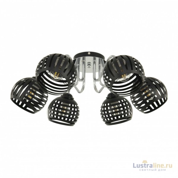 Потолочная люстра Arte Milano Amalfi 325107/6 BK.CR Потолочная люстра Arte Milano Amalfi 325107/6 BK.CR