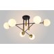 Потолочная люстра Crystal Lux Fidel FIDEL PL6 BLACK