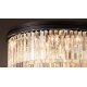 Потолочная люстра Delight Collection 1920s Odeon KR0387C-10B/P black/clear