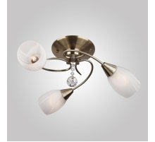 Потолочная люстра Eurosvet Вирджиния 30100/3 античная бронза