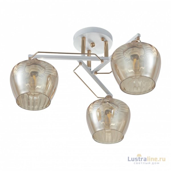 Потолочная люстра Arte Milano Amalfi 329508/3 WH+FG Потолочная люстра Arte Milano Amalfi 329508/3 WH+FG