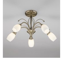 Потолочная люстра Eurosvet Ginevra 30280/5 античная бронза