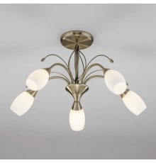 Потолочная люстра Eurosvet Ginevra 30280/5 античная бронза