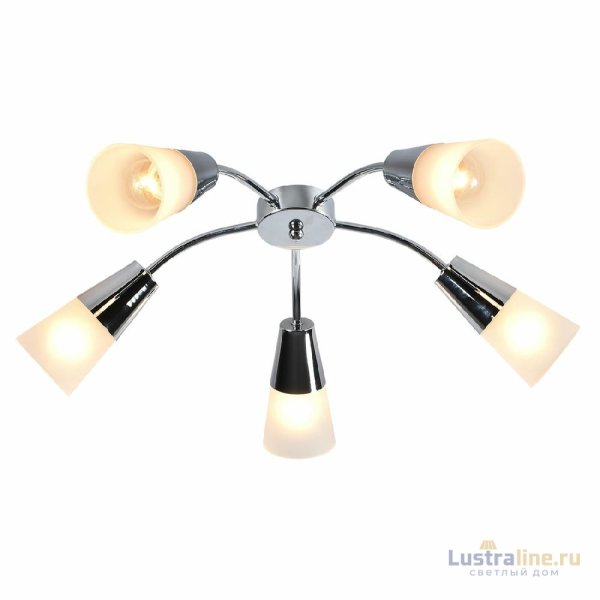 Потолочная люстра Escada Aquilegia 1100/5P Chrome Потолочная люстра Escada Aquilegia 1100/5P Chrome