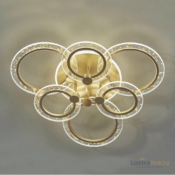 Потолочная светодиодная люстра Escada Enigma 10225/6LED Gold УЦ Потолочная светодиодная люстра Escada Enigma 10225/6LED Gold УЦ