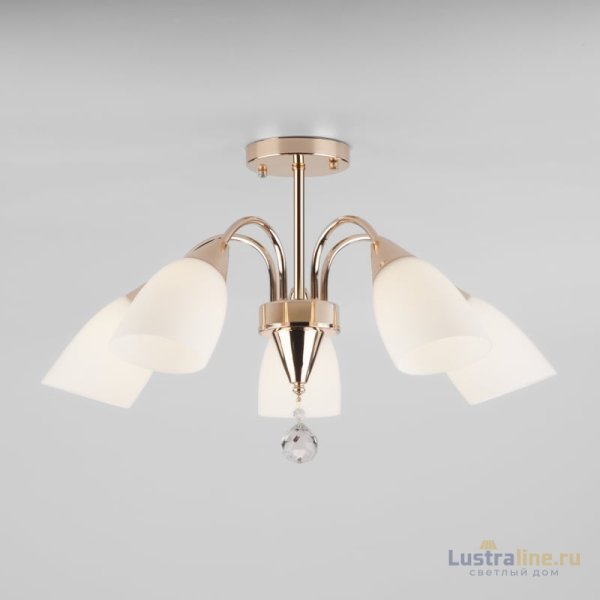 Потолочная люстра Eurosvet Ellene 30149/5 золото Потолочная люстра Eurosvet Ellene 30149/5 золото