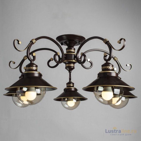 Потолочная люстра Arte Lamp 7 A4577PL-5CK Потолочная люстра Arte Lamp 7 A4577PL-5CK
