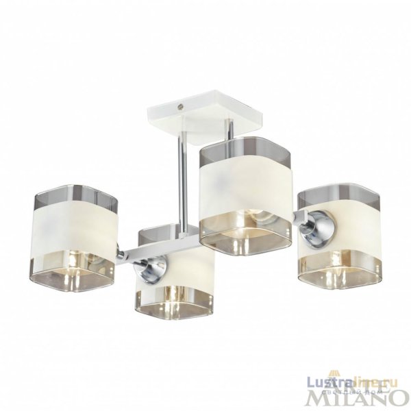 Потолочная люстра Arte Milano Amalfi 329809/4 WH+CR Потолочная люстра Arte Milano Amalfi 329809/4 WH+CR