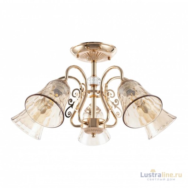 Потолочная люстра Arte Milano 340800/5 FGD Потолочная люстра Arte Milano 340800/5 FGD