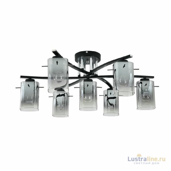 Потолочная люстра Escada Iberis 1101/7P Black Потолочная люстра Escada Iberis 1101/7P Black