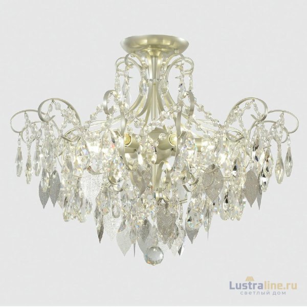 Потолочная люстра Crystal Lux ESMIRALDA PL6 SILVER