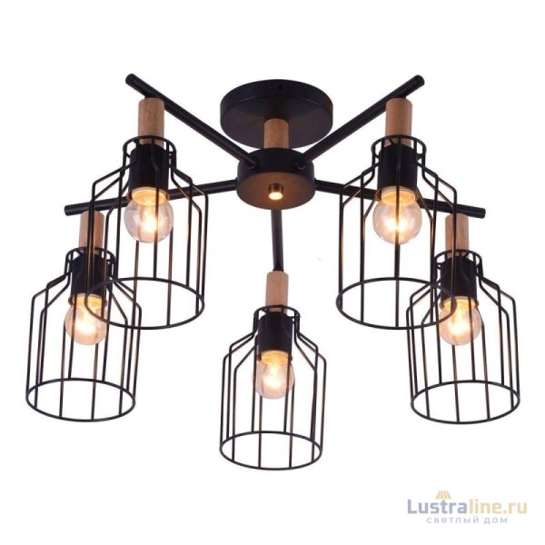 Потолочная люстра Escada 469/5PL Black