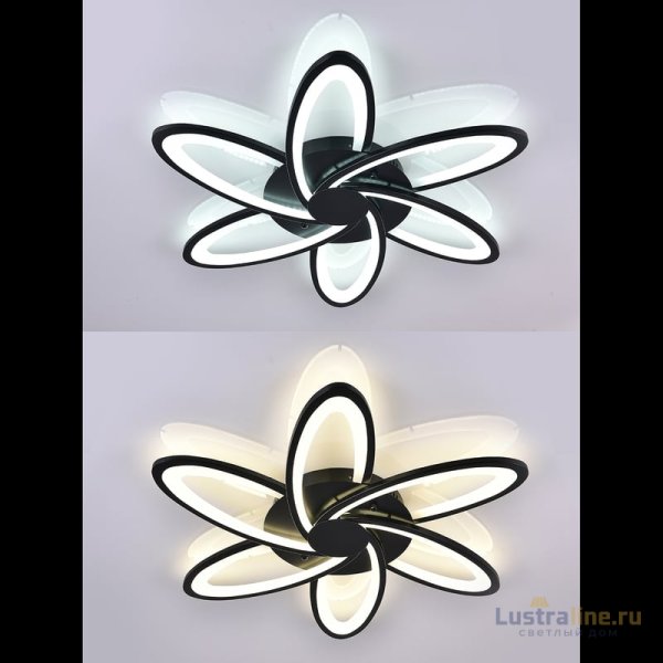 Потолочная люстра Natali Kovaltseva HIGH-TECH LED LAMPS 82008 BLACK