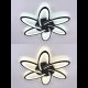 Потолочная люстра Natali Kovaltseva HIGH-TECH LED LAMPS 82008 BLACK