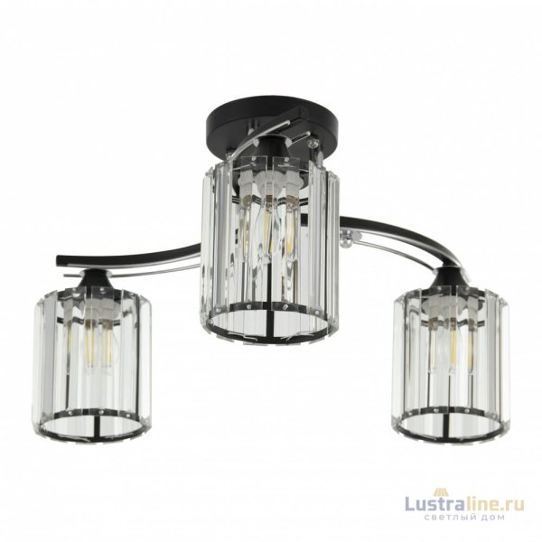 Потолочная люстра Arte Milano Amalfi 327103/3 BK+CR Потолочная люстра Arte Milano Amalfi 327103/3 BK+CR