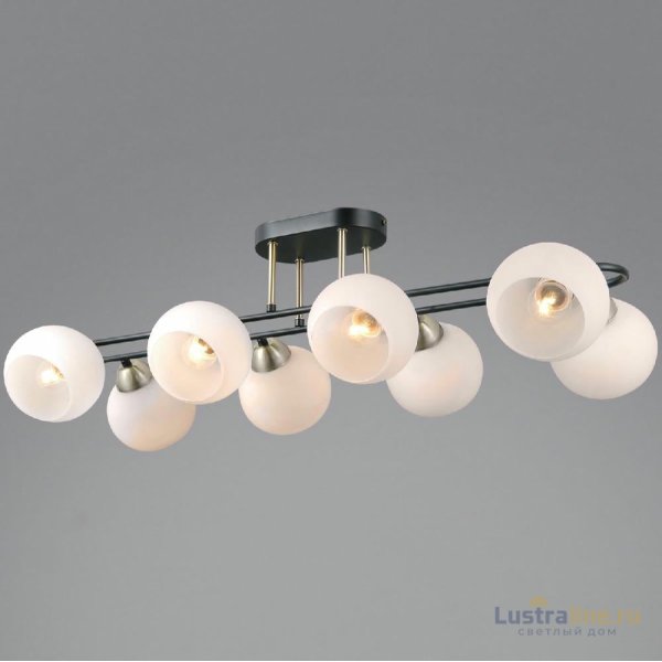 Потолочная люстра Illumico IL0790-8CSQ-25 BK AB TRENTO Потолочная люстра Illumico IL0790-8CSQ-25 BK AB TRENTO