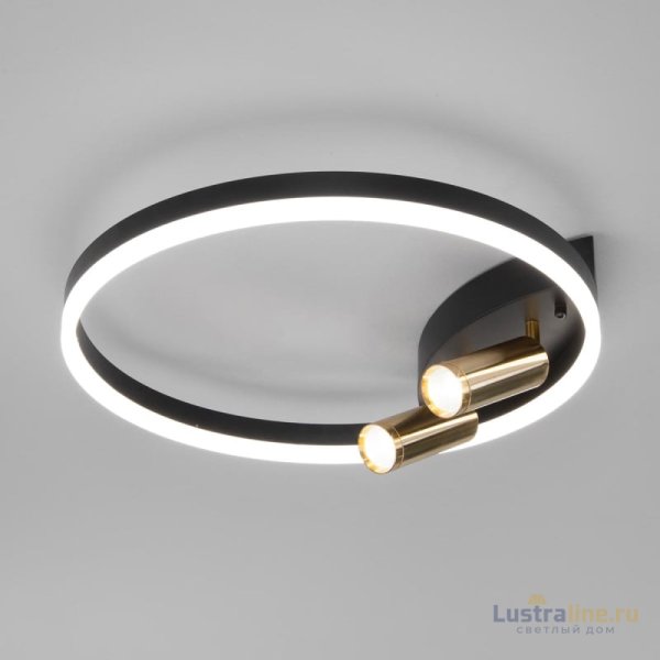 Потолочная люстра Eurosvet Luminari 90247/3 черный/золото Smart Потолочная люстра Eurosvet Luminari 90247/3 черный/золото Smart