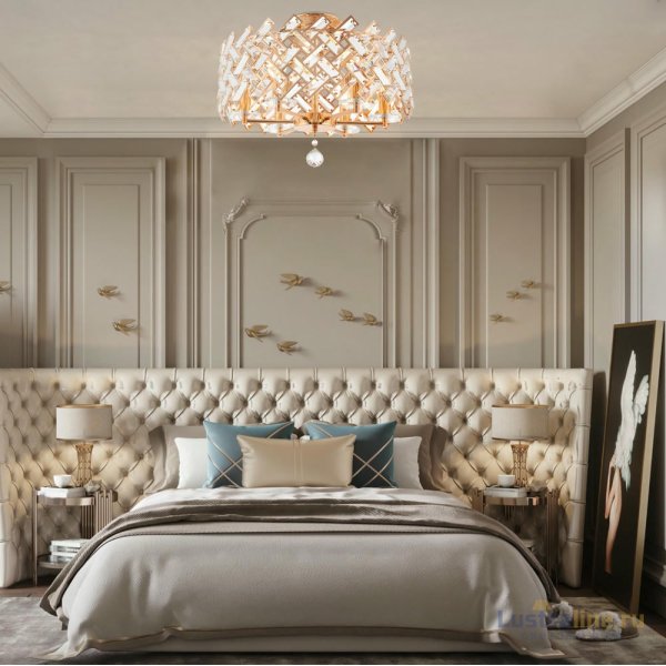 Потолочная люстра Arte Milano Sorrento 377019/6/50/470 GD Потолочная люстра Arte Milano Sorrento 377019/6/50/470 GD