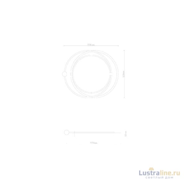 Потолочная люстра Arte Lamp Albireo A2658PL-58BK Потолочная люстра Arte Lamp Albireo A2658PL-58BK