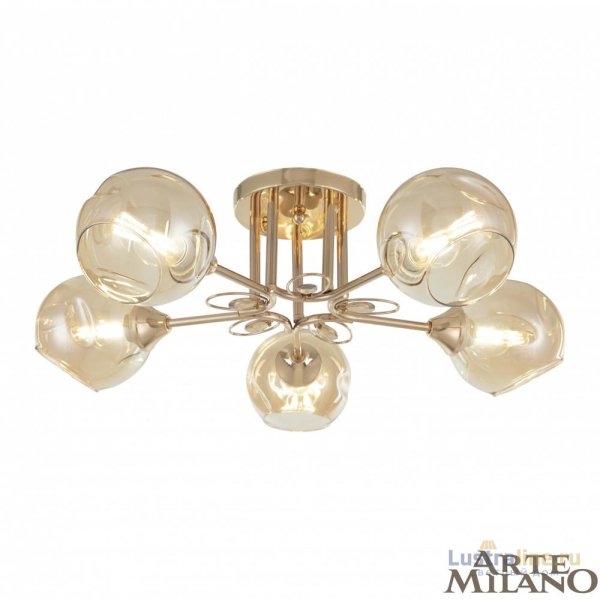 Потолочная люстра Arte Milano Amalfi 327206/5 FG Потолочная люстра Arte Milano Amalfi 327206/5 FG