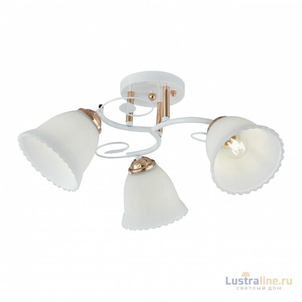 Потолочная люстра Arte Milano Amalfi 325395/3A WH+FG Потолочная люстра Arte Milano Amalfi 325395/3A WH+FG