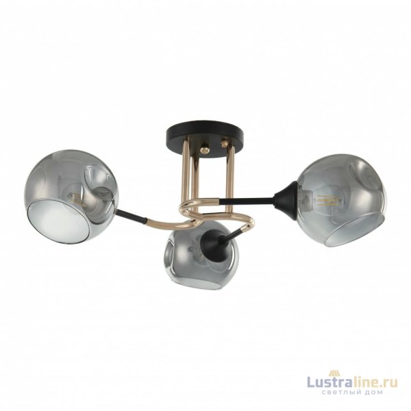 Потолочная люстра Arte Milano Amalfi 328419/3 FG+BK Потолочная люстра Arte Milano Amalfi 328419/3 FG+BK