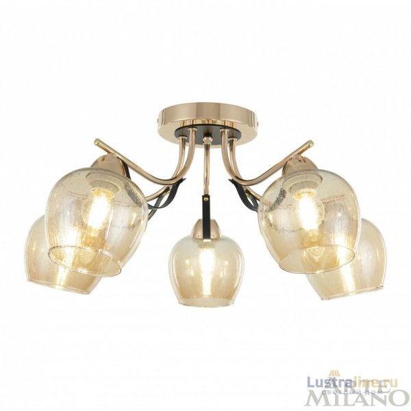 Потолочная люстра Arte Milano Amalfi 322306/5 FG+BK Потолочная люстра Arte Milano Amalfi 322306/5 FG+BK