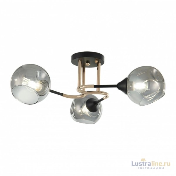 Потолочная люстра Arte Milano Amalfi 328419/3 FG+BK Потолочная люстра Arte Milano Amalfi 328419/3 FG+BK
