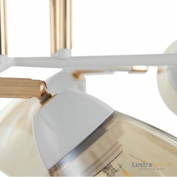 Потолочная люстра Arte Milano Amalfi 327410/5 FG+WH Потолочная люстра Arte Milano Amalfi 327410/5 FG+WH