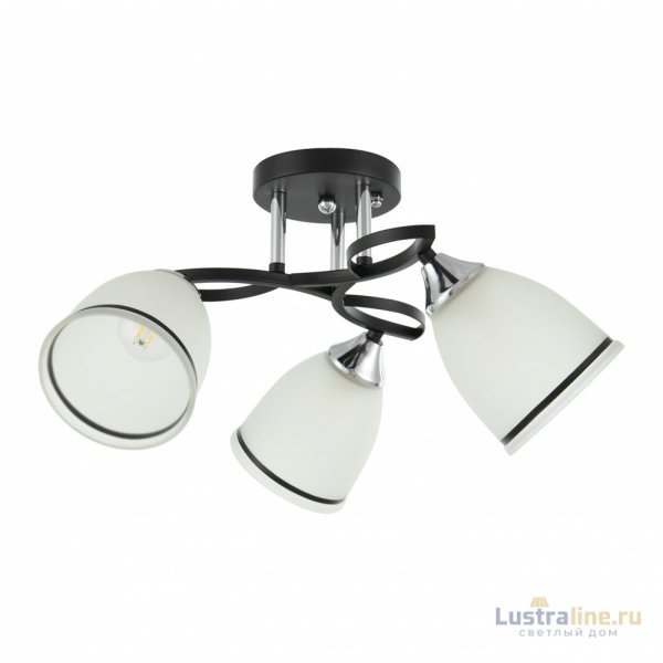 Потолочная люстра Arte Milano Amalfi 325885/3A BK+CR