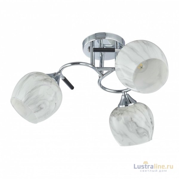 Потолочная люстра Arte Milano Amalfi 327985/3 CR+BK Потолочная люстра Arte Milano Amalfi 327985/3 CR+BK