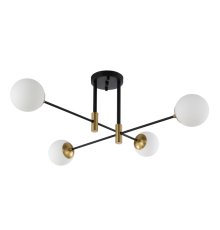 Потолочная люстра Crystal Lux Fidel FIDEL PL4 BLACK