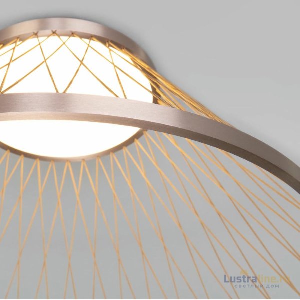 Потолочная люстра Eurosvet Cesta 40019/1 LED коричневый a069291 Потолочная люстра Eurosvet Cesta 40019/1 LED коричневый a069291