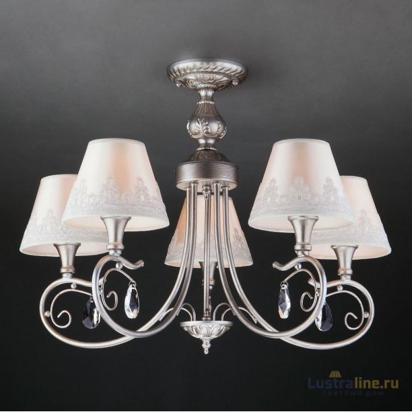 Потолочная люстра Eurosvet Incanto 60069/5 серебро Потолочная люстра Eurosvet Incanto 60069/5 серебро