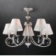 Потолочная люстра Eurosvet Incanto 60069/5 серебро