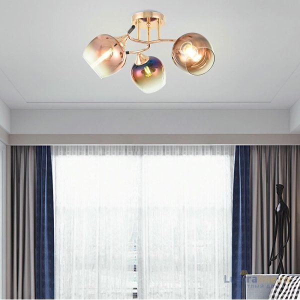 Потолочная люстра Arte Milano Amalfi 324985/3 FG+BK Потолочная люстра Arte Milano Amalfi 324985/3 FG+BK