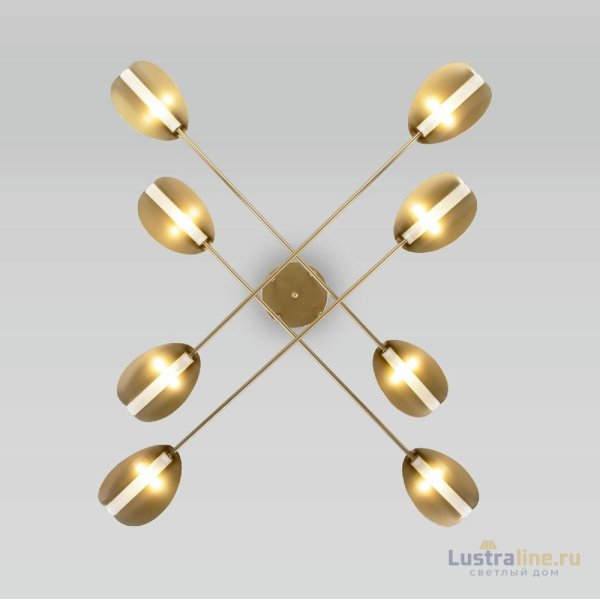 Потолочная люстра Eurosvet Grazia 70148/8 золото a062039 Потолочная люстра Eurosvet Grazia 70148/8 золото a062039