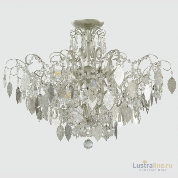 Потолочная люстра Crystal Lux ESMIRALDA PL9 SILVER Потолочная люстра Crystal Lux ESMIRALDA PL9 SILVER
