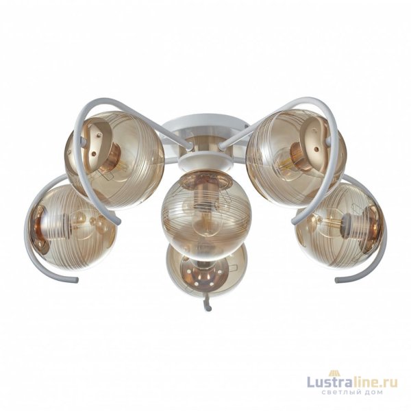 Потолочная люстра Arte Milano Amalfi 326208/5+1 WH+FG