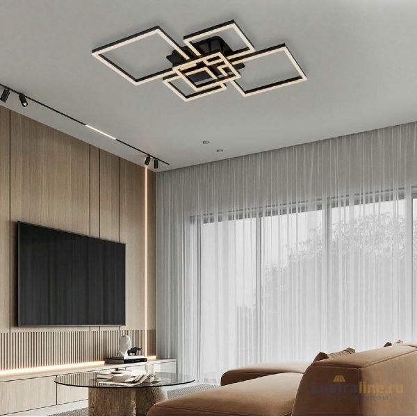 Потолочная люстра LED4U L11041-5 BK Потолочная люстра LED4U L11041-5 BK