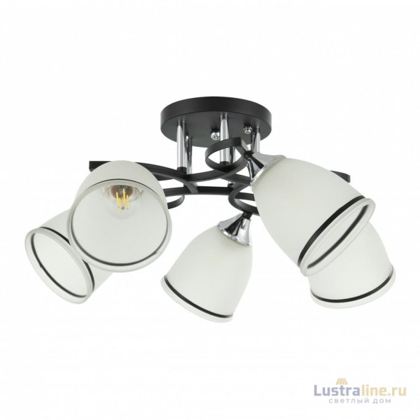 Потолочная люстра Arte Milano Amalfi 325885/5A BK+CR