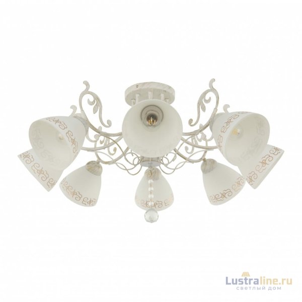 Потолочная люстра Arte Milano 341900/8 WT+G Потолочная люстра Arte Milano 341900/8 WT+G