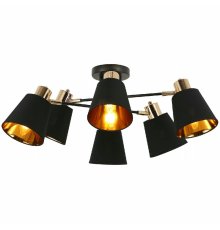 Потолочная люстра Illumico IL6116-6COU-79 BK GD Abelie