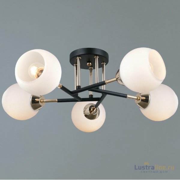 Потолочная люстра Illumico IL0689-5CSQ-24 BK FGD LIBRA