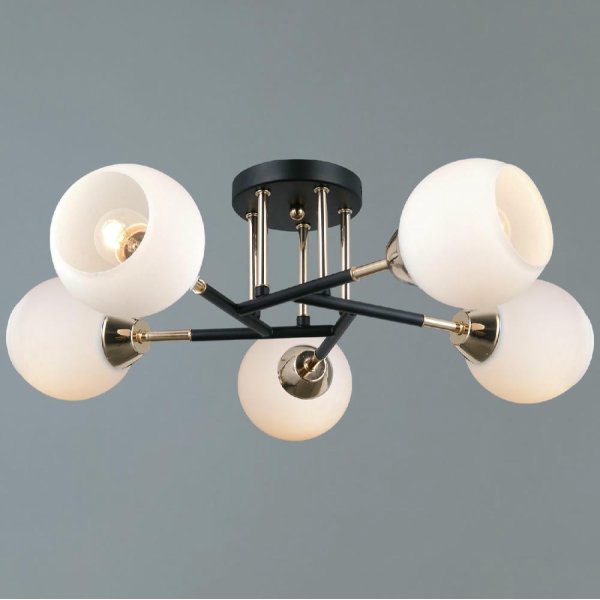 Потолочная люстра Illumico IL0689-5CSQ-24 BK FGD LIBRA
