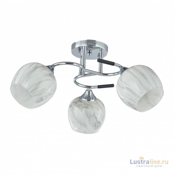 Потолочная люстра Arte Milano Amalfi 327985/3 CR+BK Потолочная люстра Arte Milano Amalfi 327985/3 CR+BK