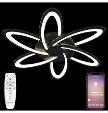 Потолочная люстра Natali Kovaltseva HIGH-TECH LED LAMPS 82008 BLACK